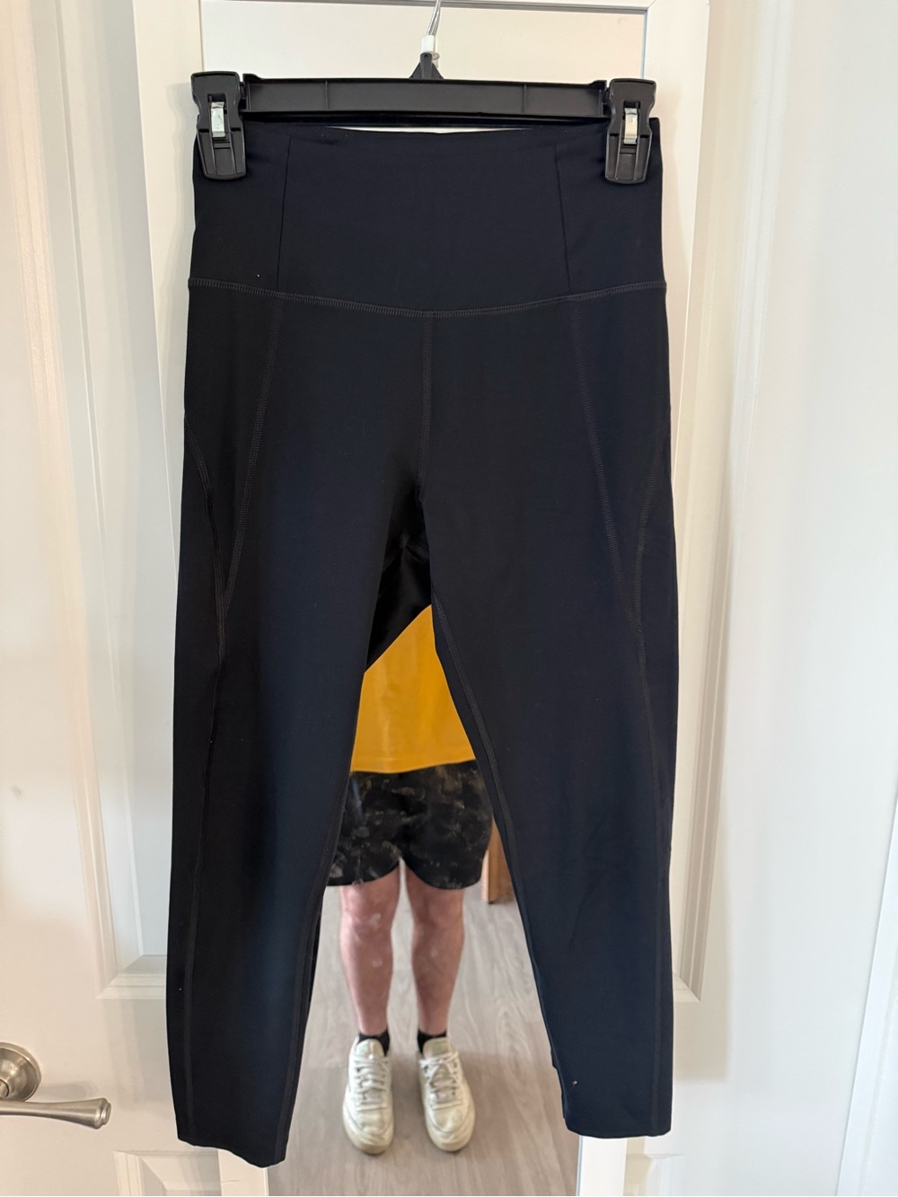 Girlfriend Collective Compressive High Rise 7/8 Leggings Black Size Small - Picture 2 of 5